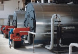 Manguera de vapor en un generador de vapor