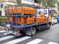 Manguera para gas butano y propano.